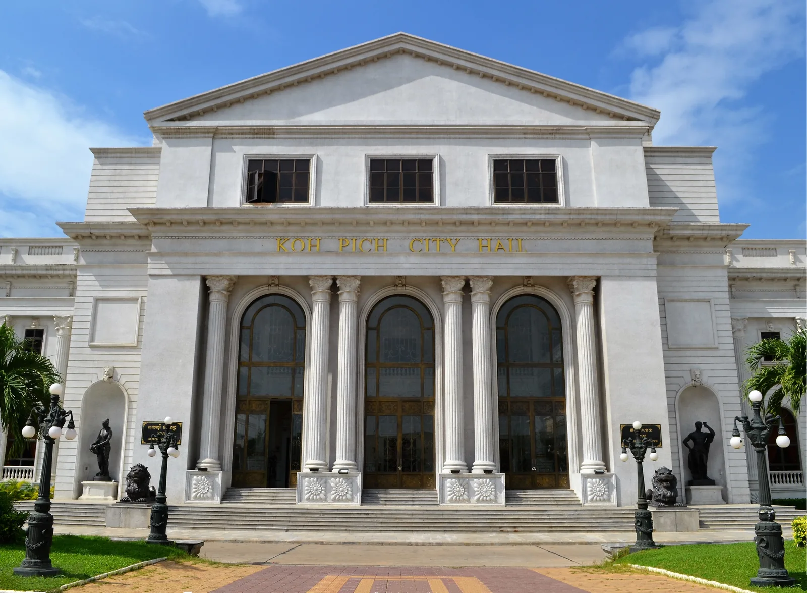 Diamond Island City Hall building at Koh Pich, Phnom Penh