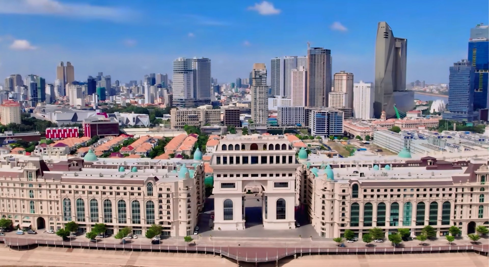 Skyline of Koh Pich, Phnom Penh