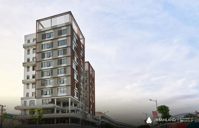 ISI Tower, the first modern office tower on Veng Sreng Boulevard, anchoring Urbanland's ISI Park district