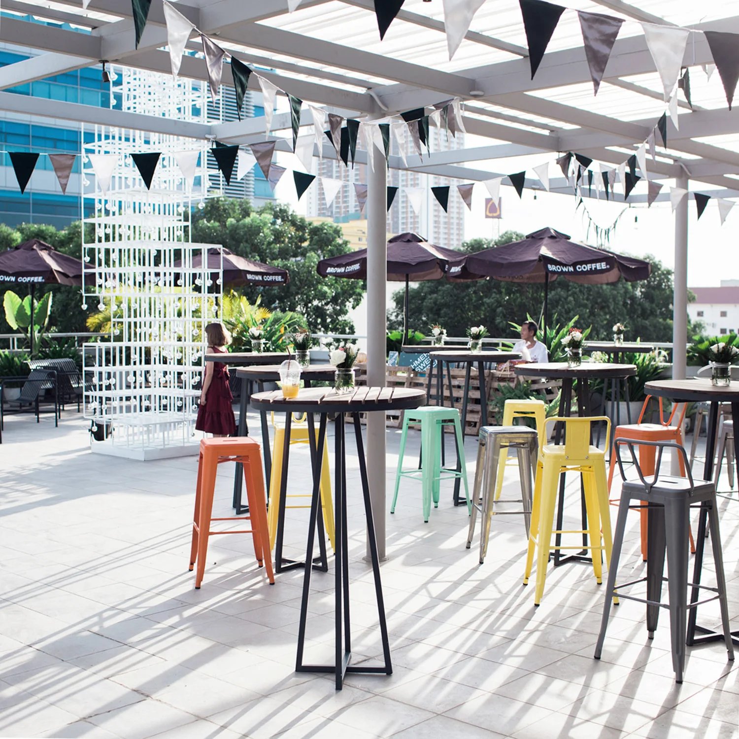 Raintree rooftop terrace event space, The Crown, Phnom Penh